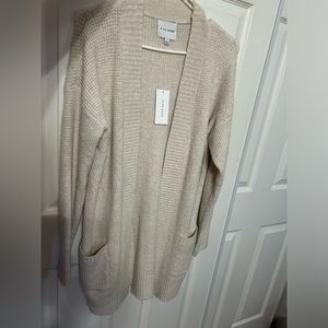 NWT Pink Rose sweater/cardigan